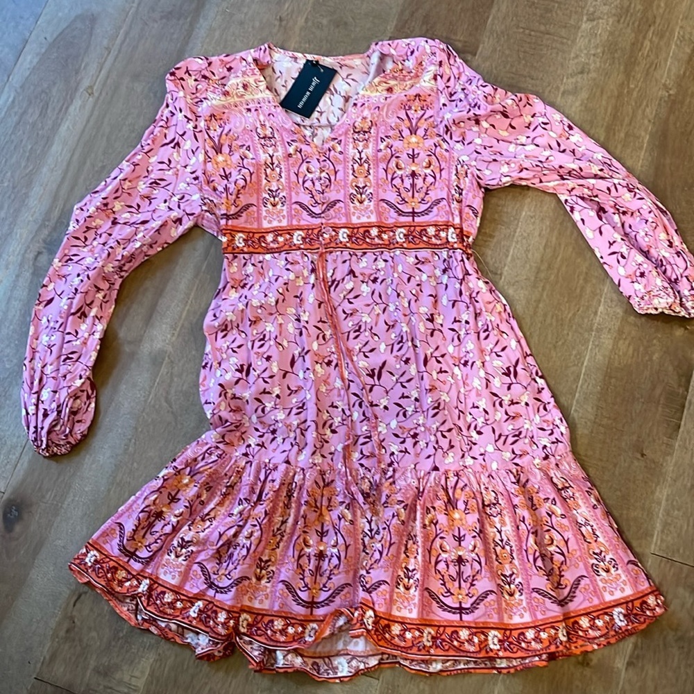 Floral Boho Cotton Dress